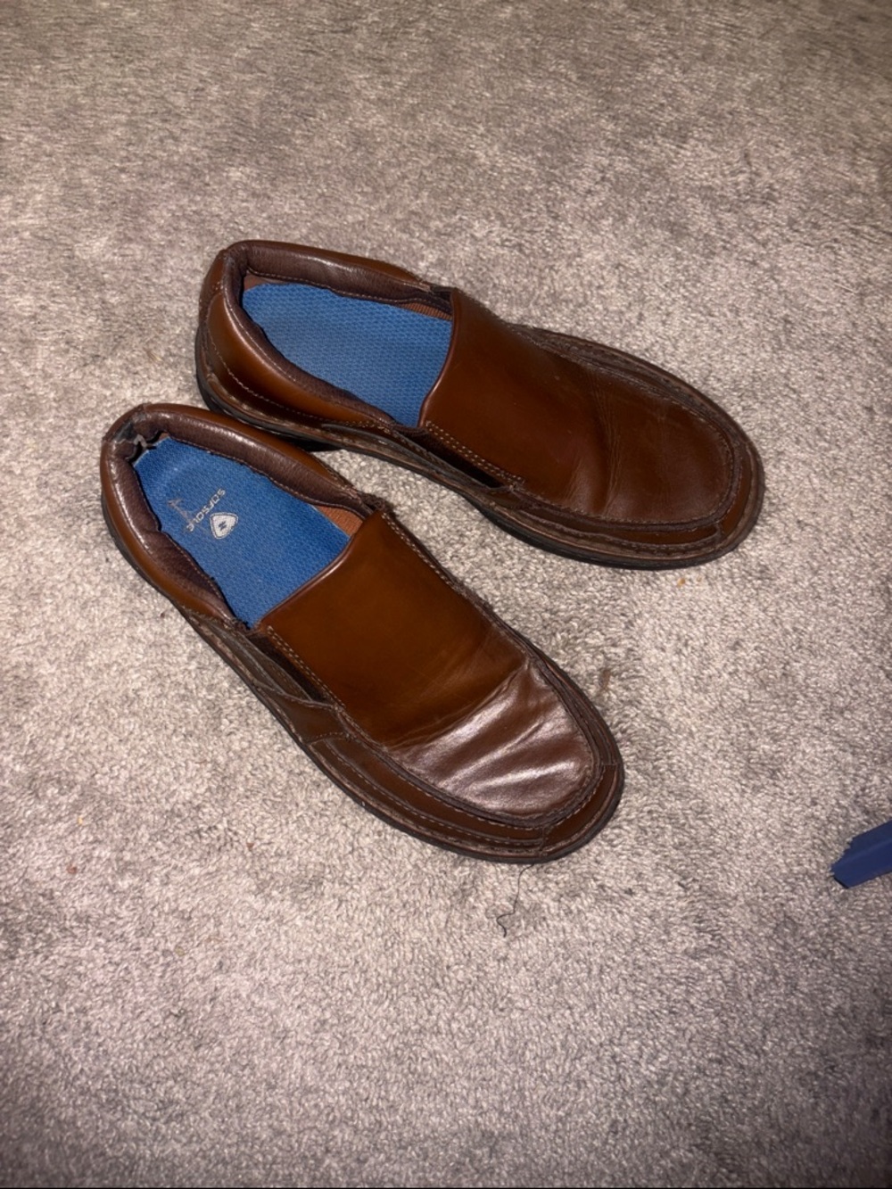 Clark’s Men's Brown Slip-On Leather Casual Shoes size 11 - Picture 9 of 11